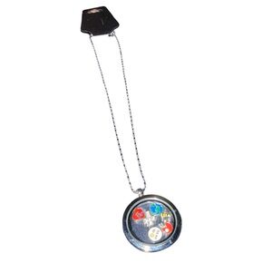 Source Unknown Multicolor Floating Charm Locket Necklace
